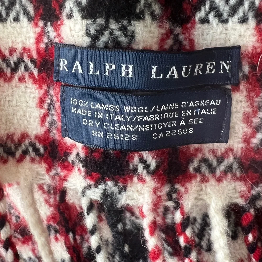 Polo Ralph Lauren Tartan Wool Scarf